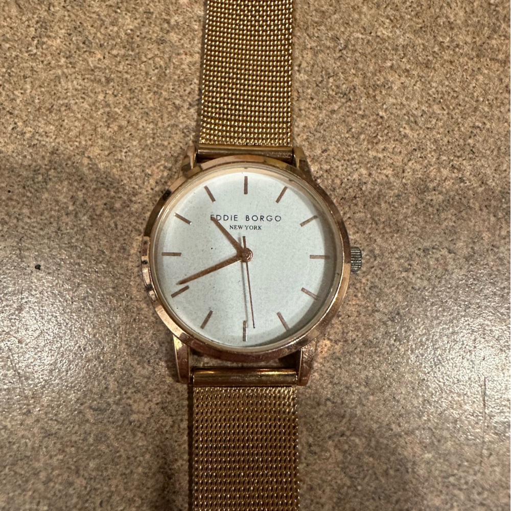 Rose Gold Mesh Watch Eddie borgo